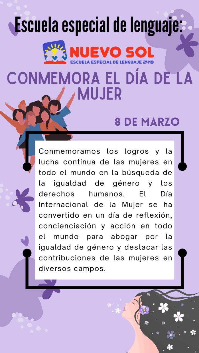 Conmemora el Día de la Mujer