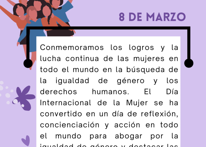 Conmemora el Día de la Mujer