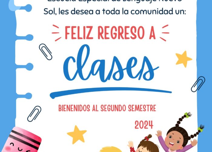 Feliz regreso a clases